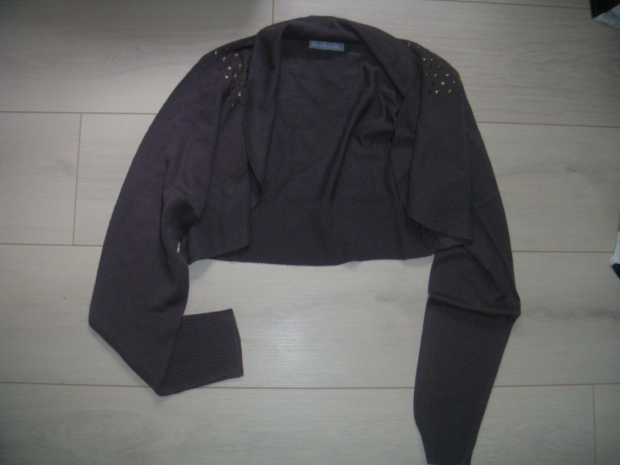 Gilet Bolero Mauve Blanche Porte T38-40