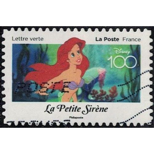 France 2023 Oblitéré Used Disney 100 Ans D'histoires À Partager La Petite Sirène Y&t Fr 2327 Su