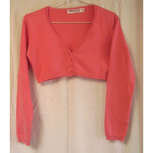 Gilet Boléro Couvre Épaules Manches Longues Caprice De Fille -14 Ans