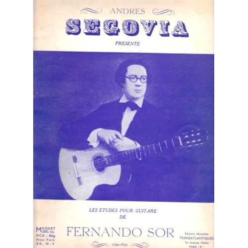 Les Études Pour Guitare De Fernando Sor