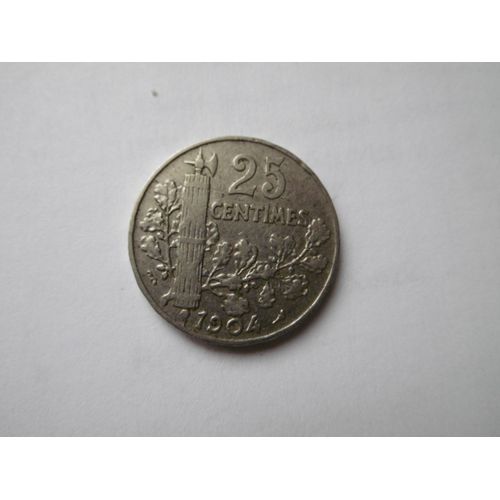 Pièce 25 Centimes - 1904