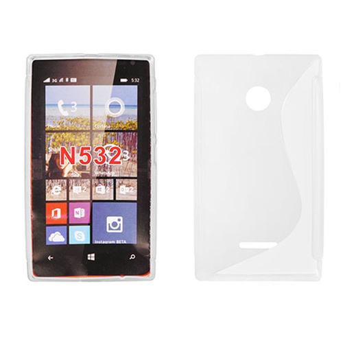 Coque Tpu Type S Pour Microsoft Nokia Lumia 532 - Transparent