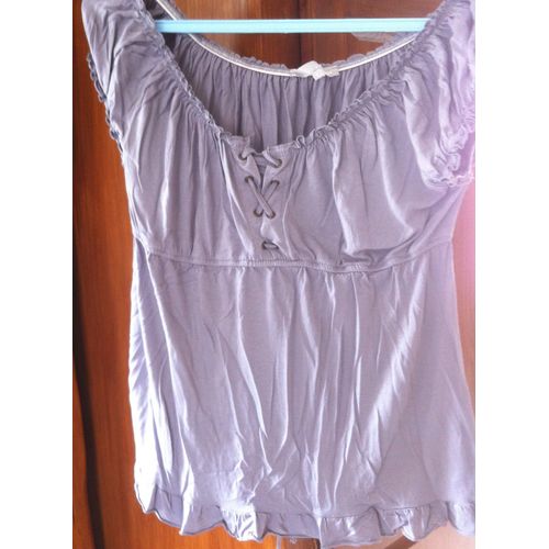 T-Shirt Gris T 38/40 Etam Comme Neuf