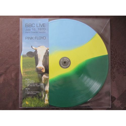 Bbc Live July 16, 1970 Paris Cinema, London (Vinyle Multicouleur À Tirage Tres Limite) : The Embryo - Fat Old Sun - Green Is The Color/ Careful With That Axe, Eugene - If - Atom Heart Mother