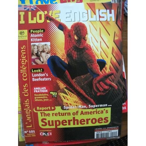 I Love English 101 - The Spider-Man, Superman, Atomic Kitten, Mel Gibson, Beyonce, Tom Cruise