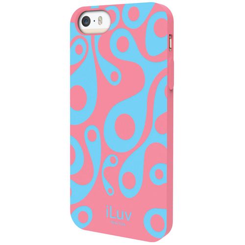 Iluv® - Coque Housse Etui Souple Iphone 5 / 5s / Se Aurora Glow In The Dark Tpu Rose