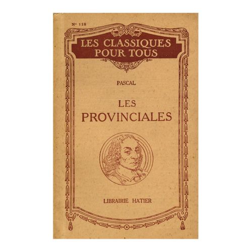 Les Provinciales / Pascal, Blaise / Réf: 20299