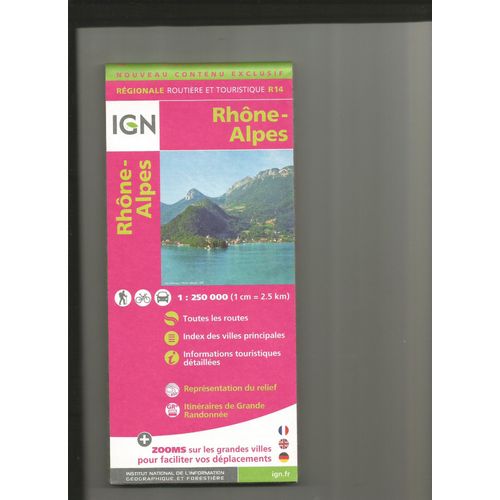 Rhône-Alpes 2015. 1 : 250 000