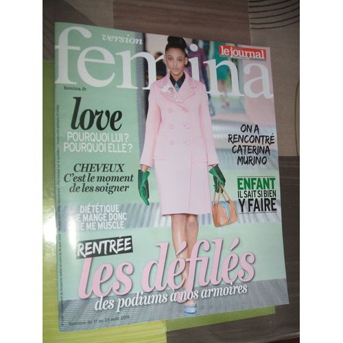 Version Femina 698 : Caterina Murino / Pascal Plisson "Le Grand Jour"/Un Bebe Sur Mesure