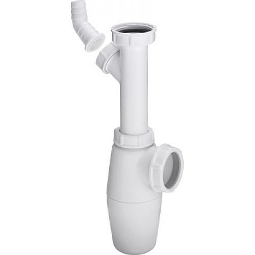 Siphon d'évier à culot démontable et prise machine à laver VIEGA