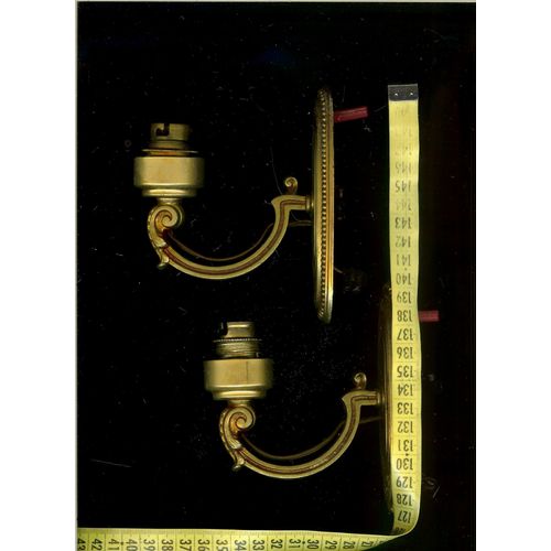 2 Appliques Murales Pour Luminaires Type Bronze