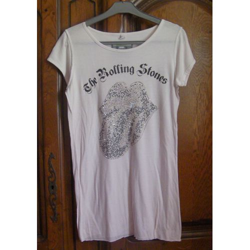 Top Blanc Rolling Stones - Taille S Ou 36
