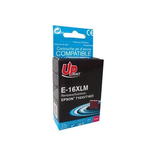 UPrint E-16XLM - 9 ml - magenta - cartouche d'encre (équivalent à : Epson T1633, Epson T1623 ) - pour Epson WorkForce WF-2010, 2510, 2520, 2530, 2540, 2630, 2650, 2660, 2750, 2760