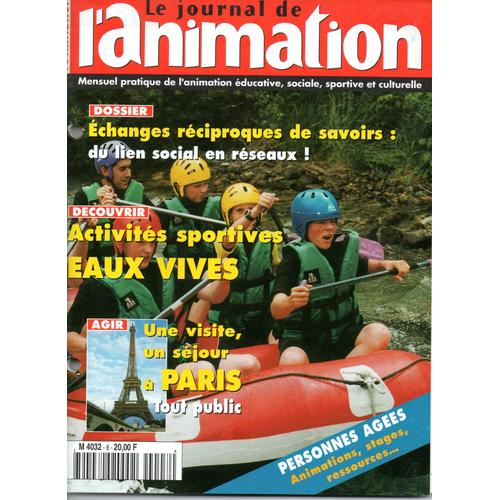 Le Journal De L'animation N° 08 - Activités Sportives - Eaux Vives