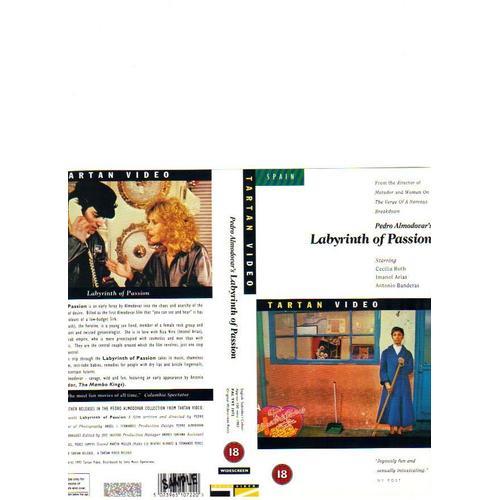 Jaquette Vhs  Labyrinth Of Passion.P Almodovar