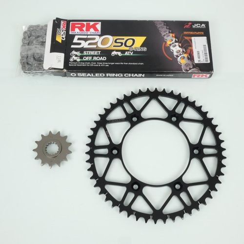 Kit Chaîne Afam Pour Moto Ktm 125 Exc 1995 À 2010 13x50 Pas 520 Al 125mm Neuf