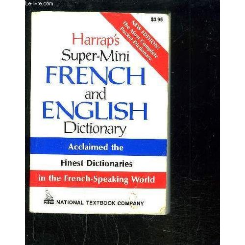 Dictionnaire Harrap S Francais Anglais