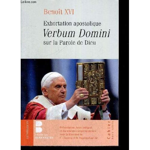 Exhortation Apostolique Verbum Domoni Sur La Parole De Dieu
