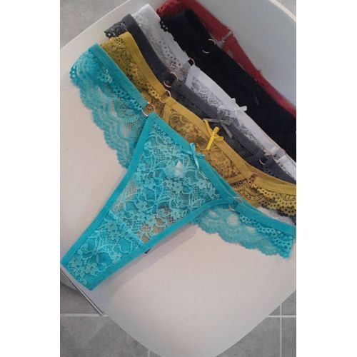 Lot De 6 Strings Dentelle Neuf Taille Xl