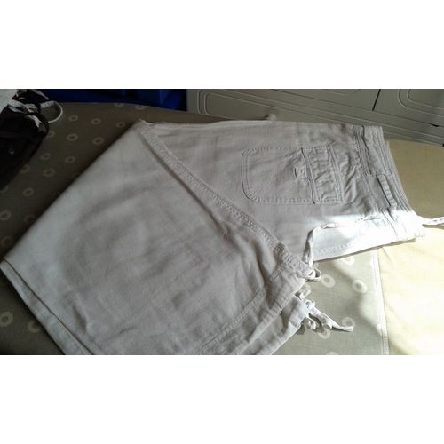 Pantalon Kiabi Lin Blanc