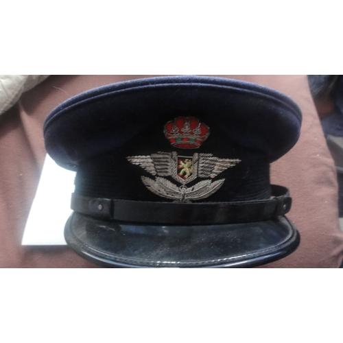 Casquette Officier Armée De L'air Belge Taille 57