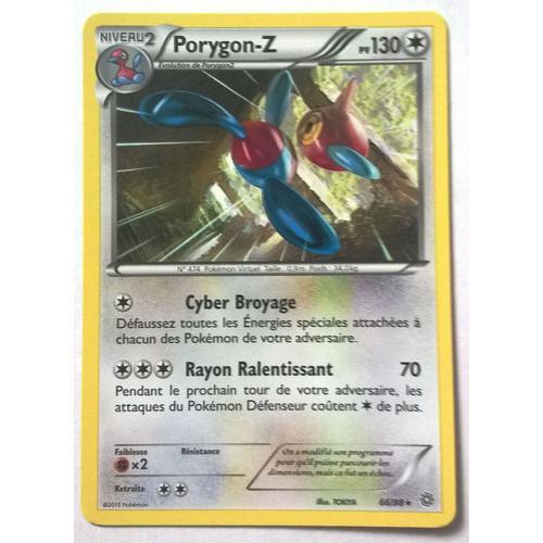 Carte Pokémon Porygon-Z 66/98 - Carte Française - Rare - Xy 07 Origines Antiques