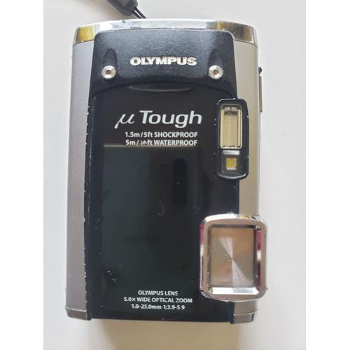 Olympus µ[MJU:] TOUGH-6020 - Appareil photo numérique - compact - 14.0 MP - 5x zoom optique - flash 2 Go - sous-marin jusqu'à 5 m - noir minuit