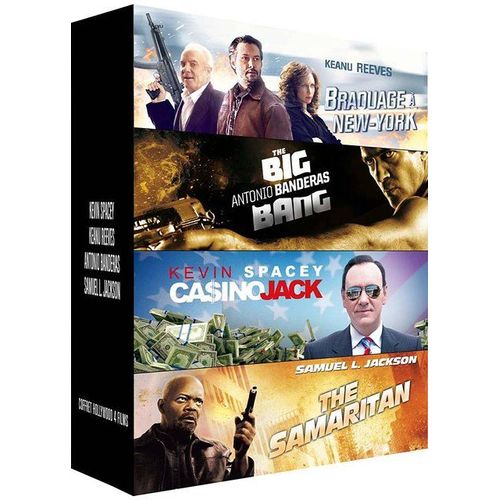 Hollywood : Braquage À New York + The Big Bang + Ca Dollarsino Jack + The Samaritan - Pack