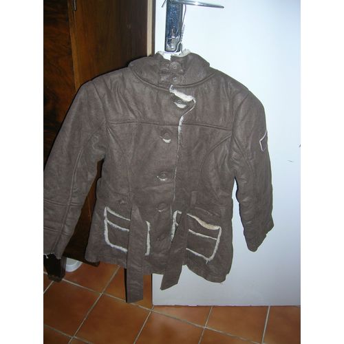 Manteau Fourré À Capuche Foly Princess 8/9 Ans.