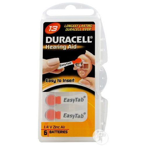 3m  Duracell Easytab Pile Auditive (Da13) - 6 Pièces 