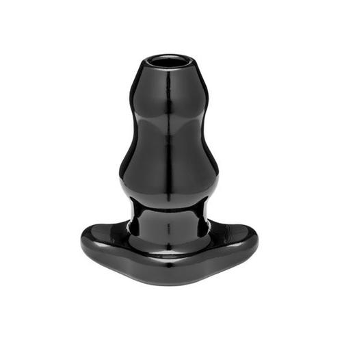 Double Tunnel Plug Large Noir Perfect Fit