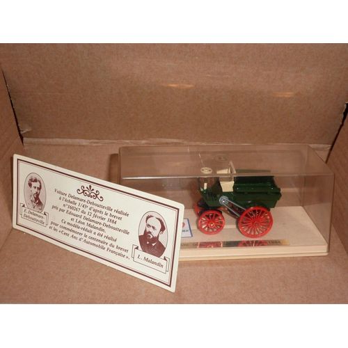 [176] Miniature 1/43ème : Delamare Deboutteville Et Malandin - Couleur Noir, Rouge, Crème - Marque : Dinky Toys-Dinky Toys