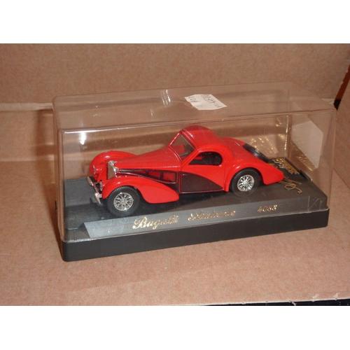 [180] Miniature 1/43ème : Bugatti 57s Atalante - Couleur Rouge - Marque : Solido Ao-Solido