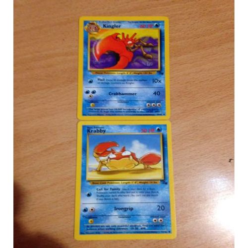 Krabby 50hp (51/62) + Kingler 60hp (38/62)