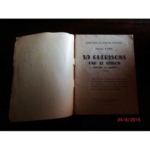 30 Guerisons Par Le Citron