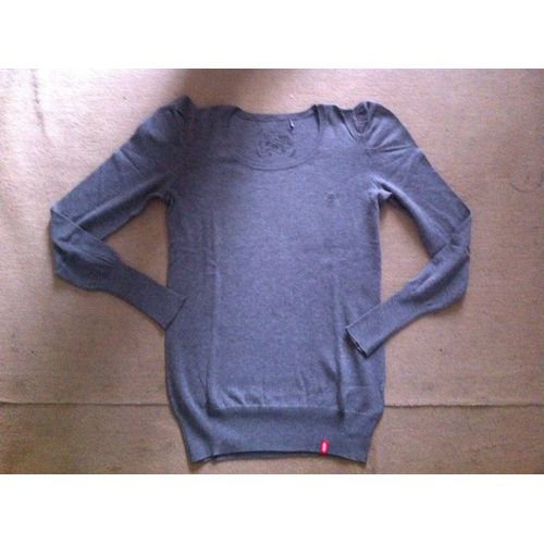 Pull Gris Épaules Gonflantes Edc By Esprit - Taille M