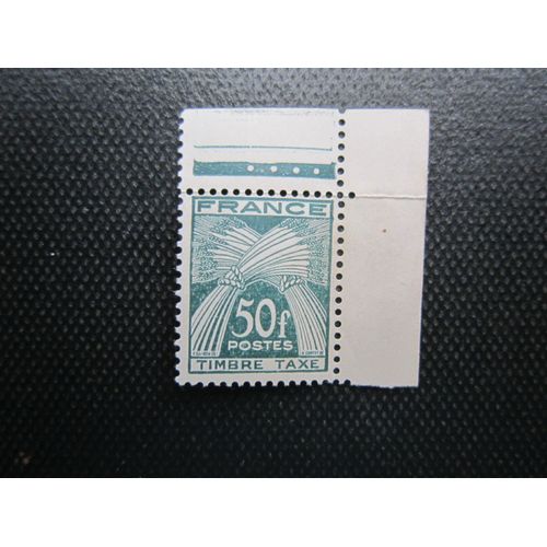 France. Timbre Taxe N° 88 (1946-1955). Type Gerbes