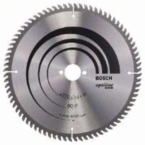Lame de scie circulaire Optiline Wood 250 x 30 x 3,2 mm, 80 1pc
