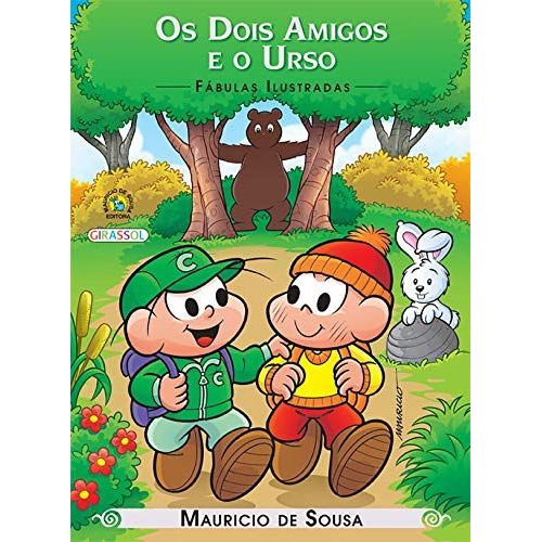Os Dois Amigos E O Urso - Volume 14. Coleção Turma Da Mônica. Fábulas Ilustradas