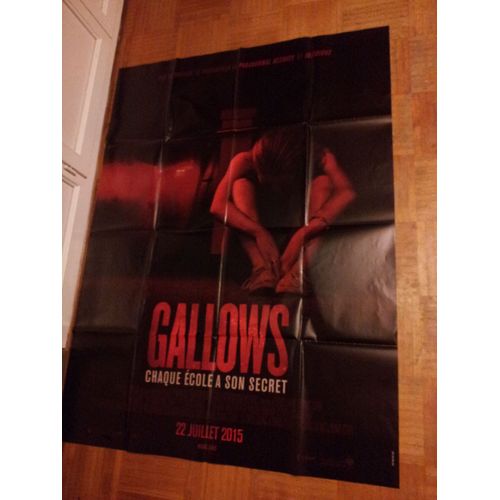 Gallows Véritable Affiche Originale De Cinéma Film De Travis Cluff, Chris Lofing Avec Reese Mishler, Pfeifer Brown 160*120  2015 