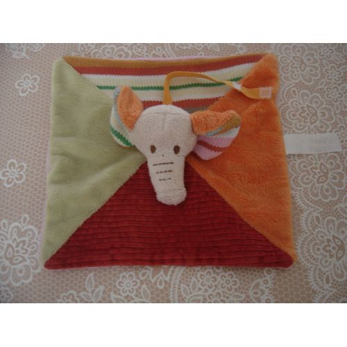 Doudou Plat Éléphant Happy Horse