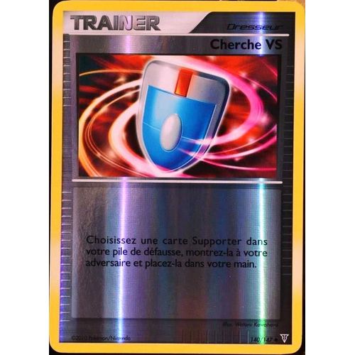 Carte Pokémon 140/147 Cherche Vs Dresseur - Reverse Série Platine Vs Neuf Fr