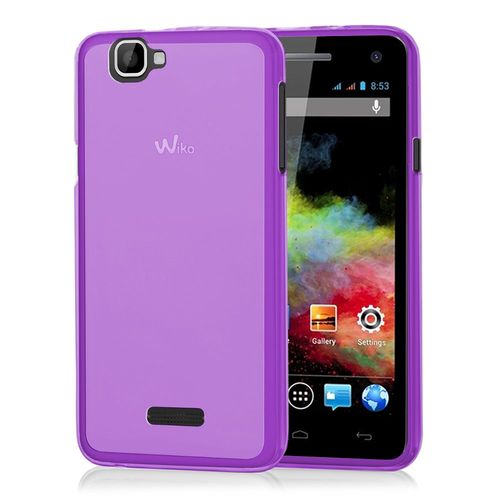 Coque Silicone Gel Pour Wiko Rainbow 4g - Violet