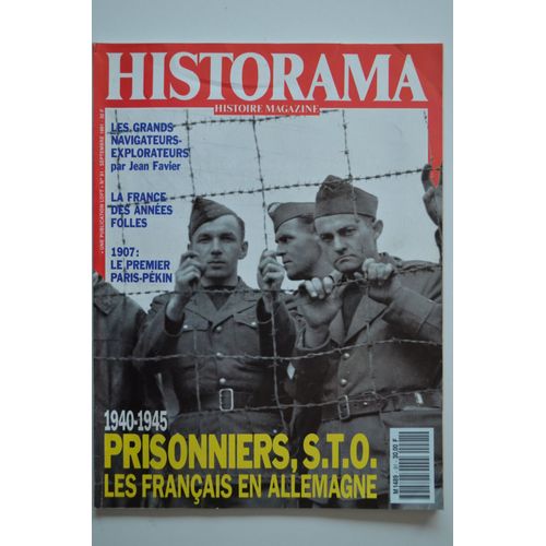 Historama N°91 (Sept 1991) : Prisonniers, Sto, Les Français En Allemangne