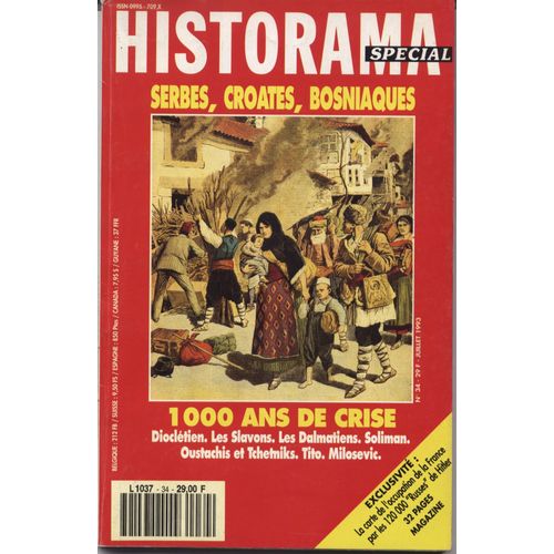 Historama Spécial N°34 (Juni 1993) : Serbes, Croates, Bosniaques
