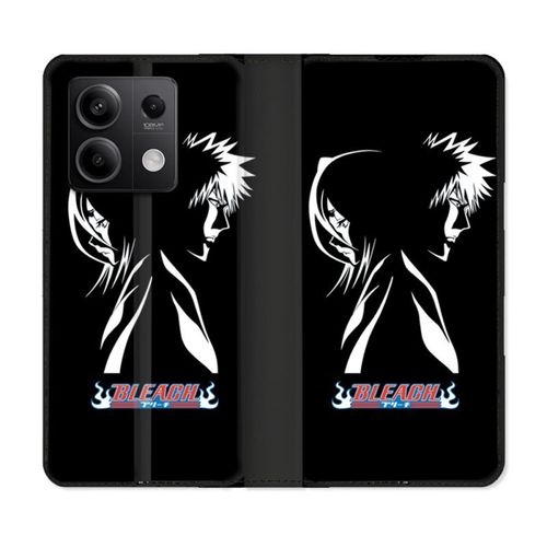 Housse Cuir Portefeuille Pour Xiaomi Redmi Note 13 5g Manga Bleach Duo