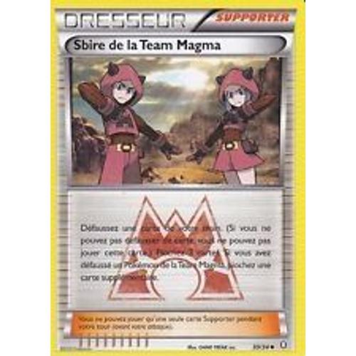 Dresseur Sbire De La Team Magma 30/34 Xy Double Danger