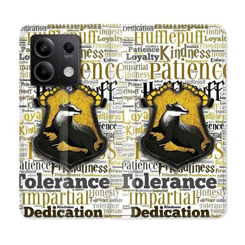 Housse Cuir Portefeuille Pour Xiaomi Redmi Note 13 5g Harry Potter Poursouffle
