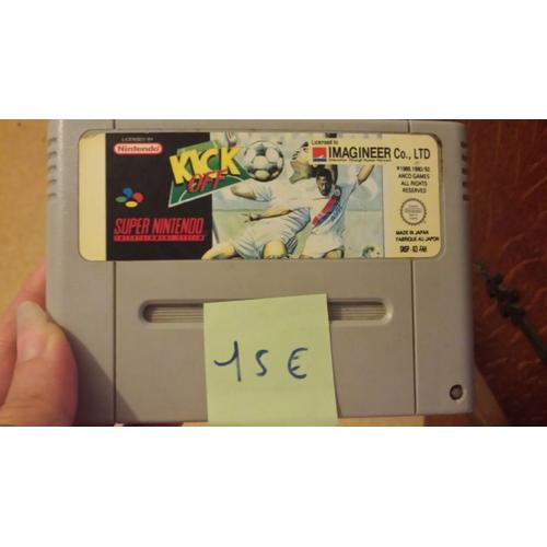 Jeu Super Nes - Kick Off Super Nintendo - Super Nes