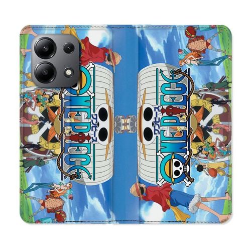 Housse Cuir Portefeuille Pour Xiaomi Redmi Note 13 4g Manga One Piece Sunny